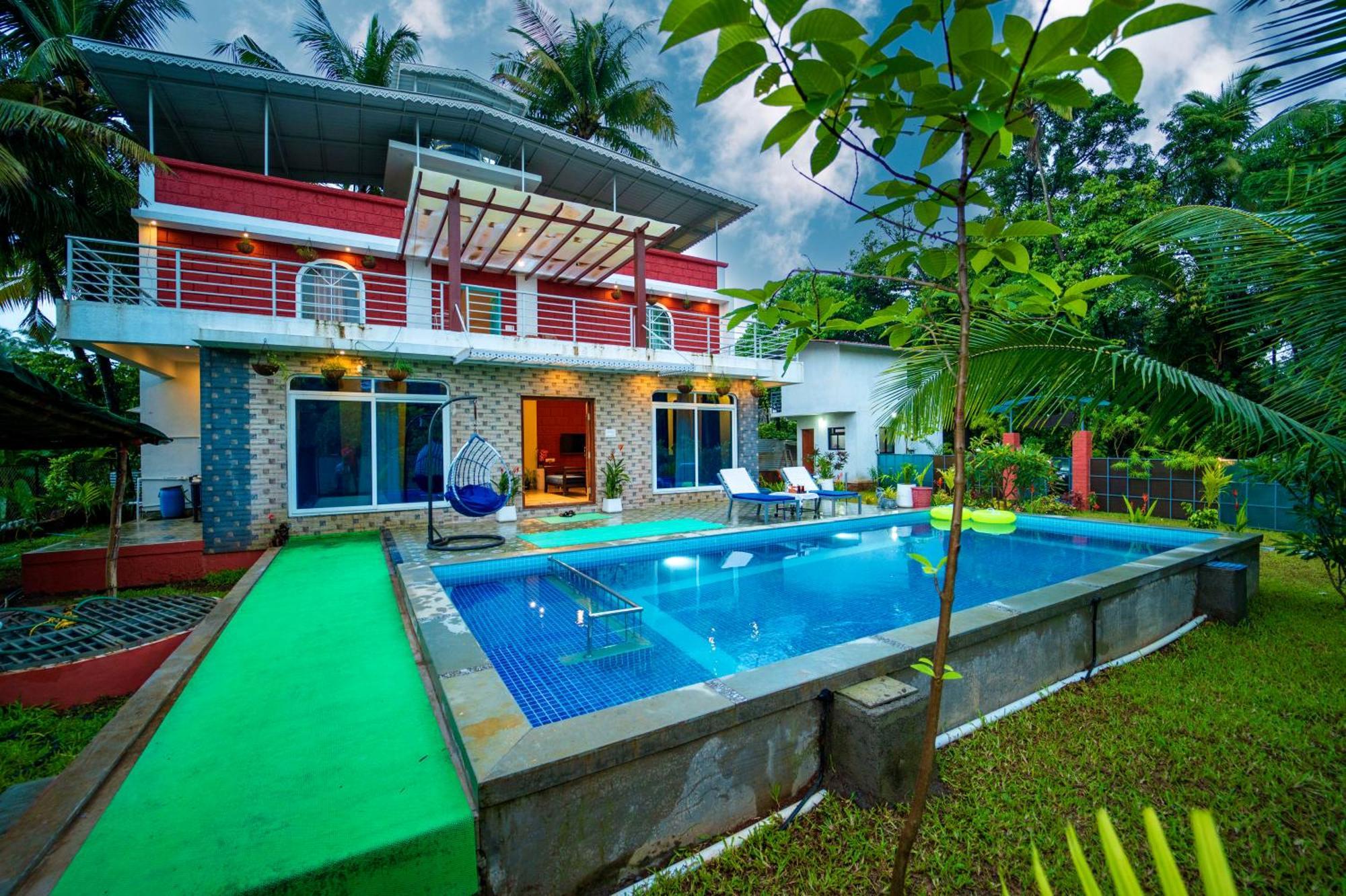 Spicy Mango Villa Elegano - Luxurious Villa Near Nagaon Beach, Alibag エクステリア 写真